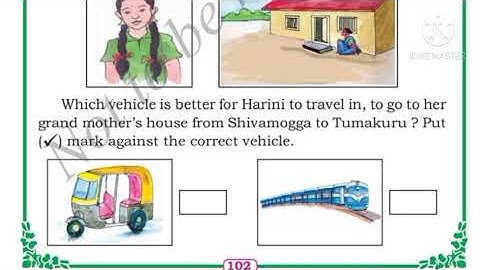 Travel Class 2 EVS full lesson explanation and textbook activities Karnataka state syllabus