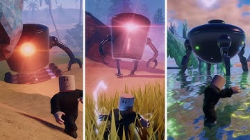 Defeating Omnidroids with Thunderhead Powers in New Atmosphere Update | Omnidroid Test Roblox