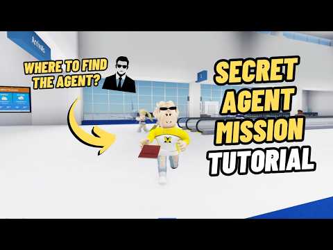 Secret Agent Mission Tutorial | Cabin Crew Simulator | Roblox