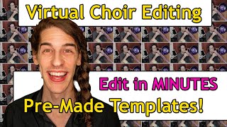 *UPDATED 2026* Adobe Premiere Templates: Virtual Choir Editing (but it's not a nightmare!)
