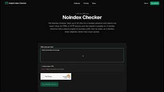 Accidentally Noindexed Rapid Index Checker Confirms the Return