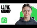 How to Leave WhatsApp Group on PC Step by Step