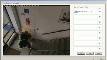 Idle object in front of front on Fire exit