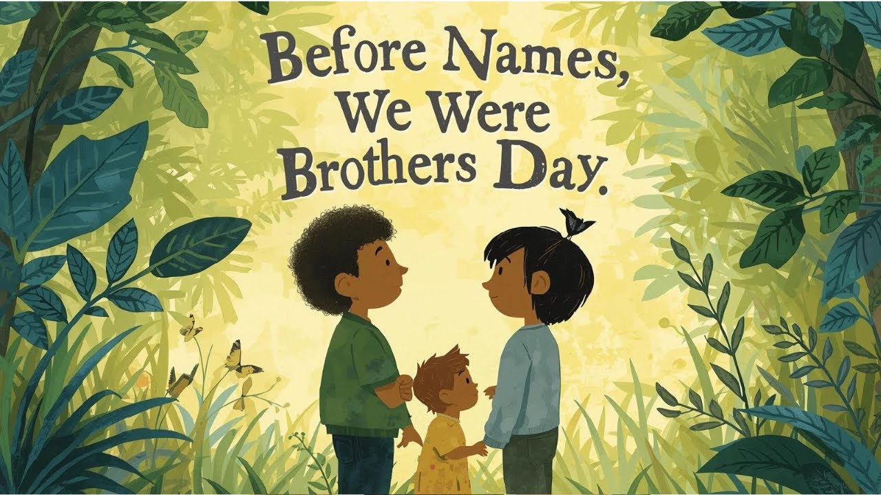 Before Name, We Where Brothers | Kids Story Read Aloud AUDIOBOOK