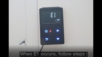 Troubleshooting | Fogatti RV Tankless Water Heater with E1 Code | Fogatti