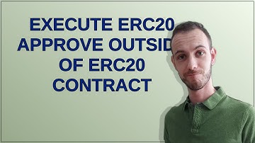 Ethereum: Execute ERC20 Approve outside of ERC20 contract