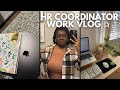 [tech consulting] hr coordinator work day vlog ᢉ𐭩 daily tasks, organization, cute wallpapers, + more