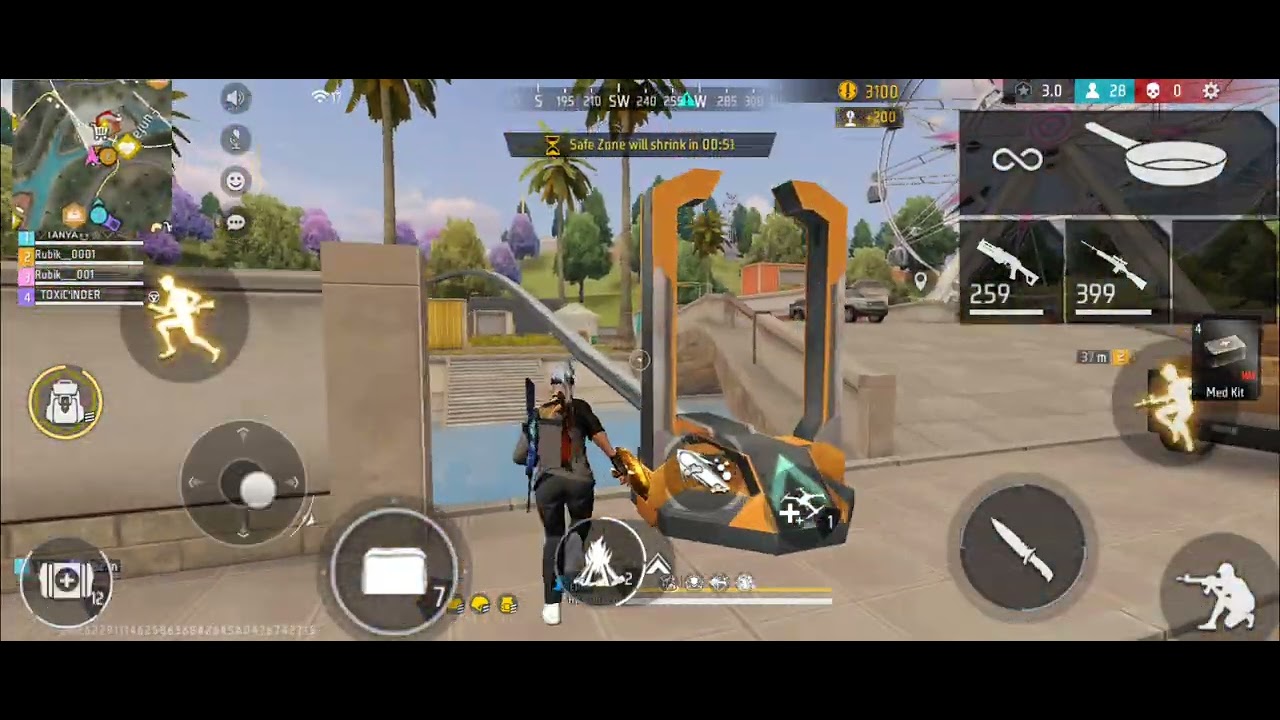 Free fire solo vs  squad 😎 brother friend Kamal ki coordination full enjoy rank