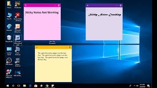 Sicilien tåge skat How to Fix All Sticky Notes Issues in Windows 10 - YouTube