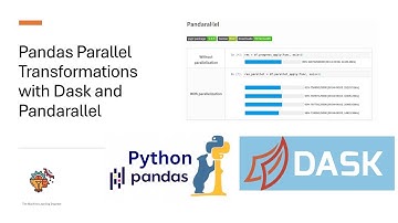 Pandas Parallel  Transformations with Dask and Pandarallel