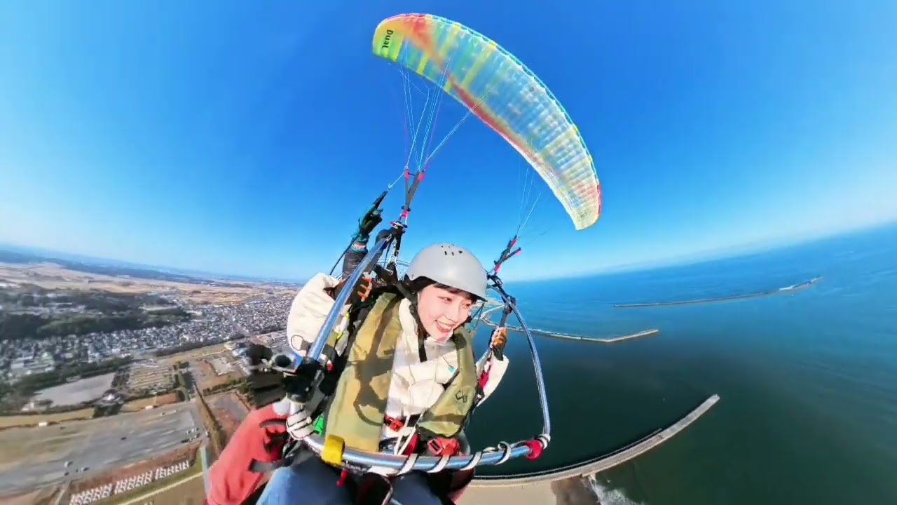 茨城・大洗】日常を抜け出し、絶景フライトへ。360度動画付き