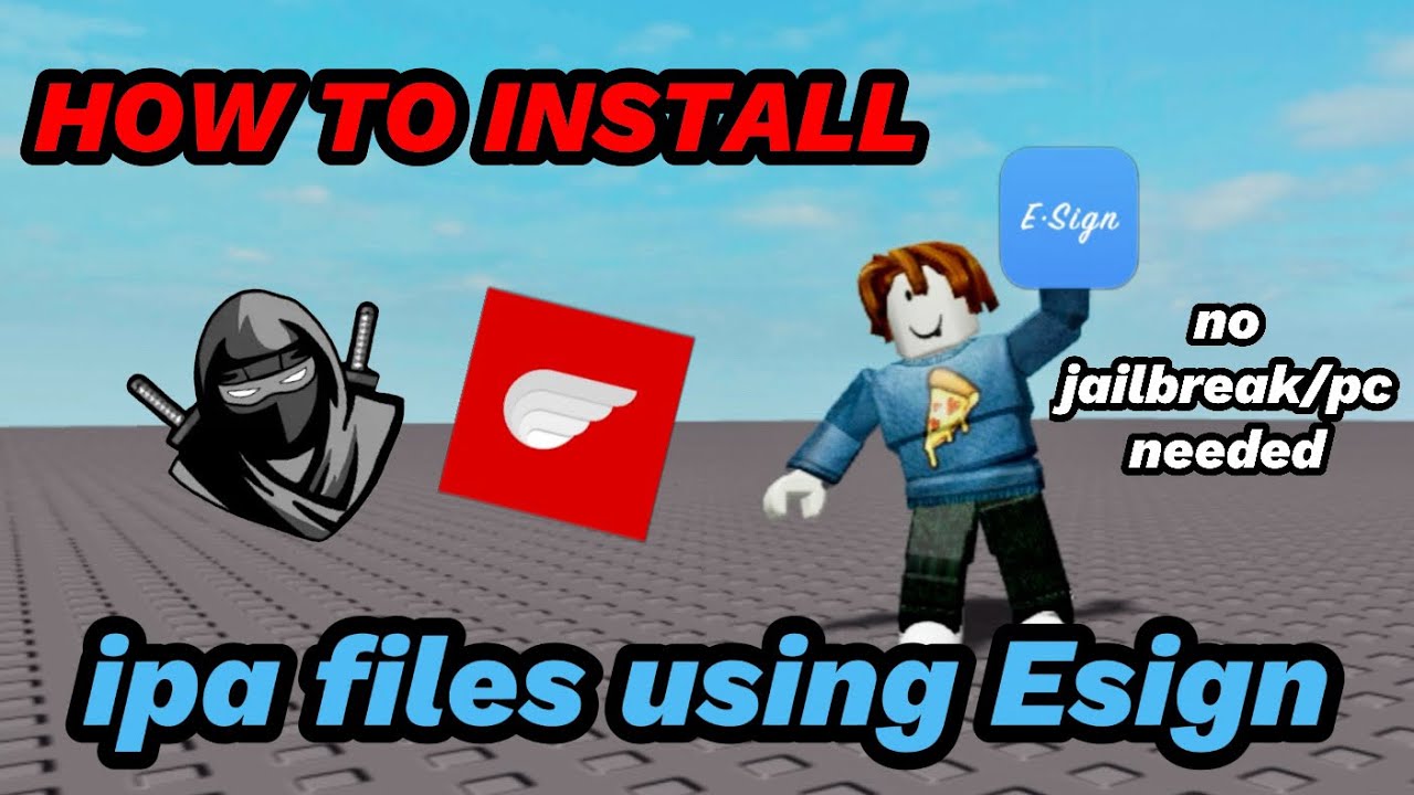 NEW! how to install ipa files using  Esign on ios Devices no JAILBREAK/PC needed (2025)