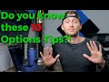 10 Tips for Trading WEEKLY Options