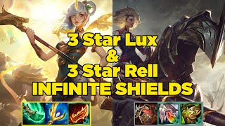 3 STAR Lux & 3 STAR Rell INFINITE BUBBLES!!! | Patch 11.12 | Teamfight Tactics