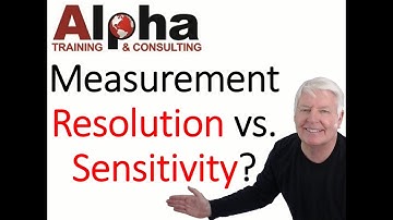 Measurement Resolution vs Sensitivity