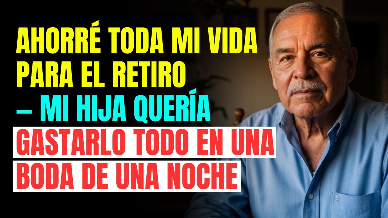 Ahorré Toda Mi VIDA Para El Retiro — Mi Hija Quería Gastarlo TODO En Una Boda De Una Noche