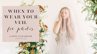 When to Wear Your Veil on the Wedding Day