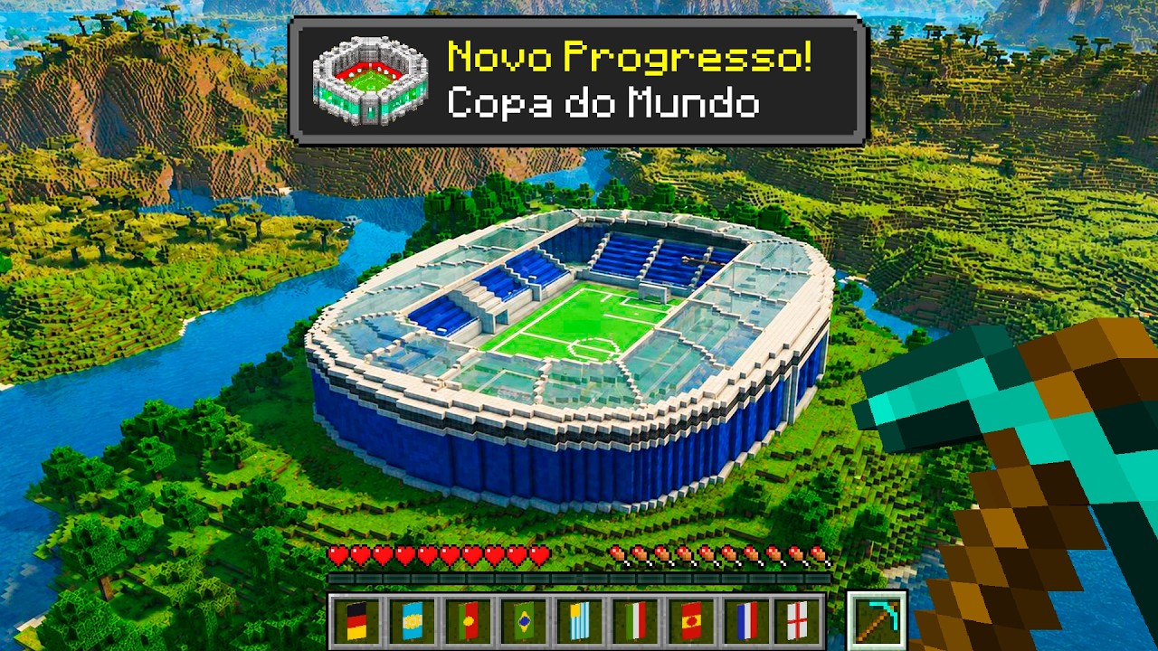 CRIEI A COPA DO MUNDO 2026 NO MINECRAFT