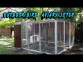 Building outdoor aviary for lovebirds in timelapse