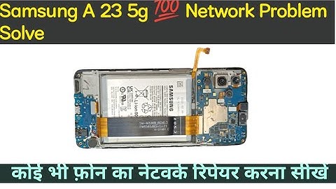 Samsung A23 No Network 💯 % Solution: Fixing Issues on 5G Mode #samsung