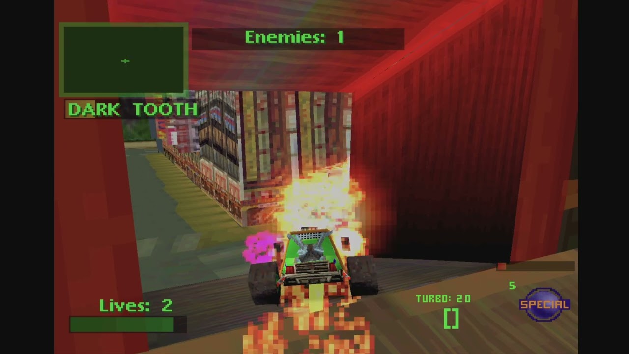 Twisted Metal 2 World Tour Easy Darktooth Win - Any Character