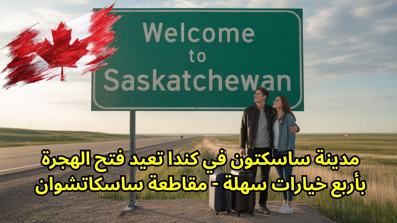 الهجرة الى كندا - مدينة ساسكتون تعيد فتح الهجرة من جديد ب 4 خيارات سهلة ! #الهجرة_إلى_كندا