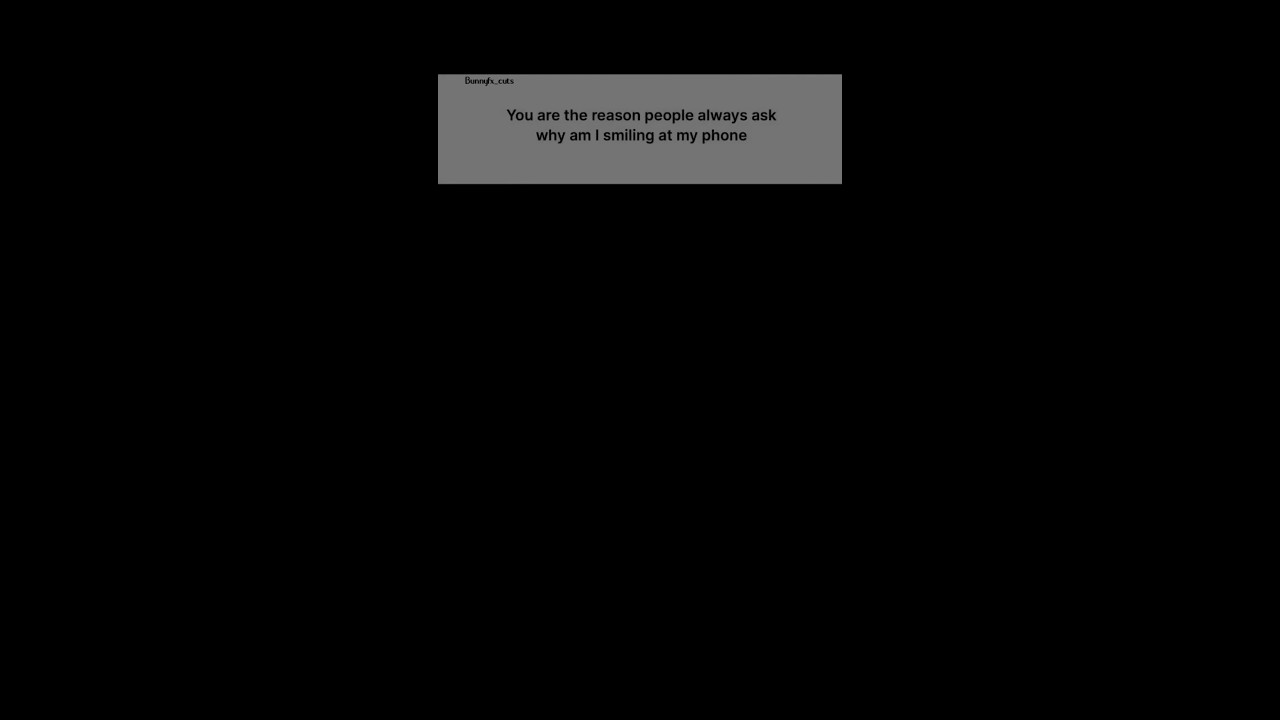 You are the reason 😁💖