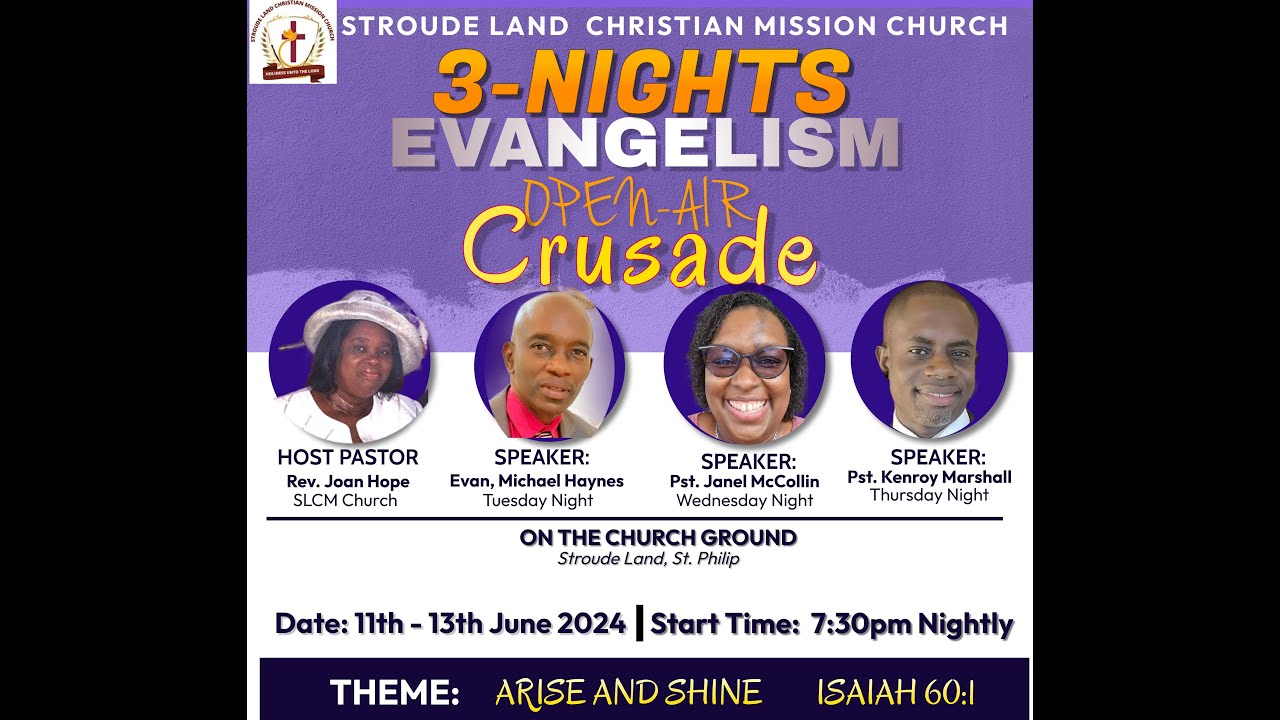 Stroude Stroude Land Christian Mission Church 3 Nights of Open-Air Evangelism ...