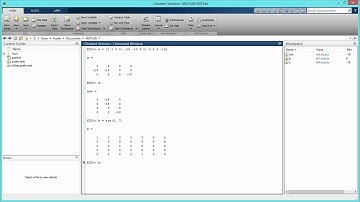 How to Transpose a Matrix in MATLAB. [HD]