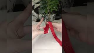 How to make bow with ribbon 🎀🌟 #viralvideo