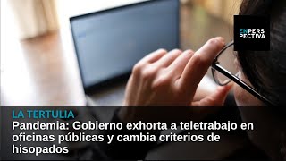 Pandemia: Gobierno exhorta a teletrabajo en oficinas públicas y cambia criterios de hisopados