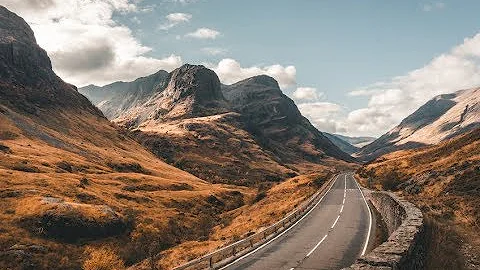 Best Autumn Drive In Britain A82 Road Glencoe Highlands Scotland