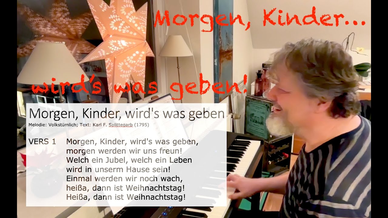MORGEN KINDER WIRD'S WAS GEBEN – Groovige Weihnacht, SING MIT, Arr.: Martin Carbow