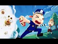 Police Officer Protects Children From Bees | Funny Animation for Children | Dolly and Friends 3D