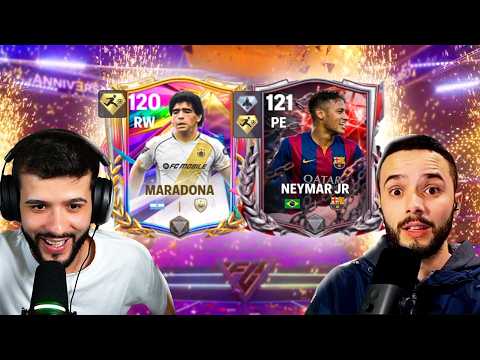 OPENING RARE PACKS ON MY BROTHER'S F2P ACCOUNT IN FC MOBILE! 🥲🎉