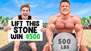 Lift The Worlds Heaviest Stone, Win $500