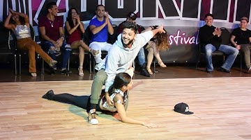 Cross Jack&Jill show WCS and zouk Charles & Jessica