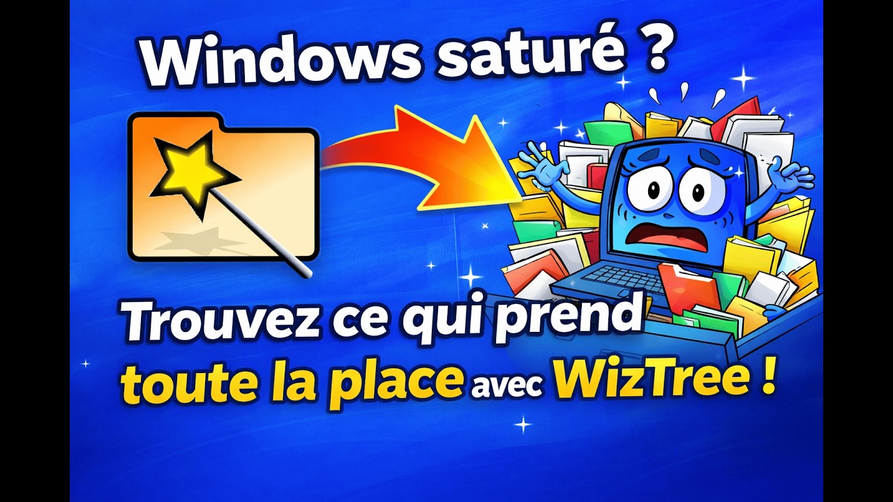 Windows saturé ? WizTree trouve instantanément ce qui prend de la place !