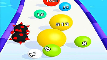 Match Balls 2048 ! All levels Gameplay (28-35) android, ios