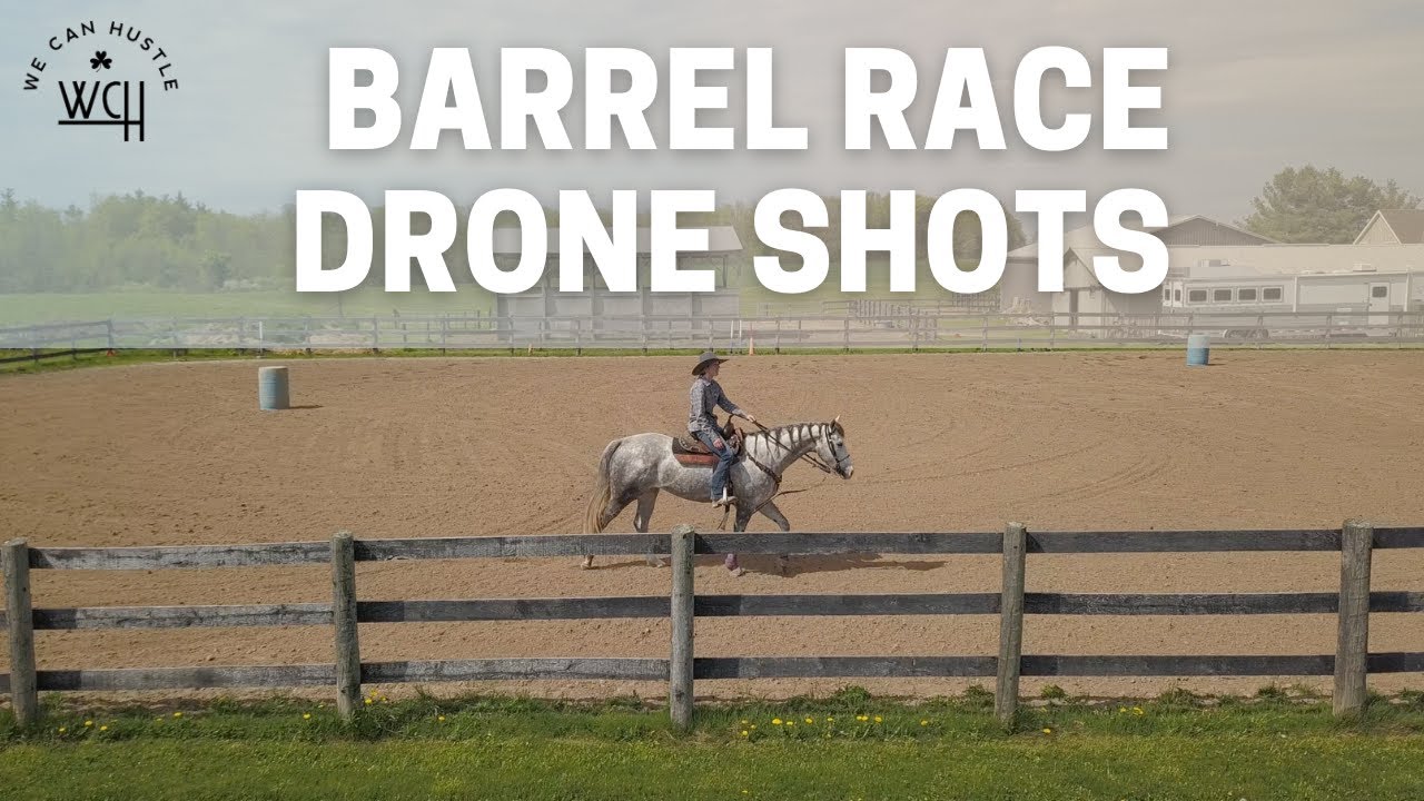 cool barrel race practice and drills (DRONE SHOTS) - YouTube