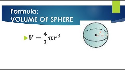 11.6 Surface Area and Volume of Spheres