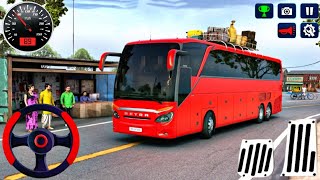 2025 Bus Games Off-Road Coach Bus Realistic Driving 3D - Coach Bus Simulator Android Gameplay
