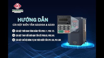 Hướng dẫn cài đặt biến tần INVT: Chức năng Điều khiển chạy dừng và thay đổi tần số bằng bàn phím