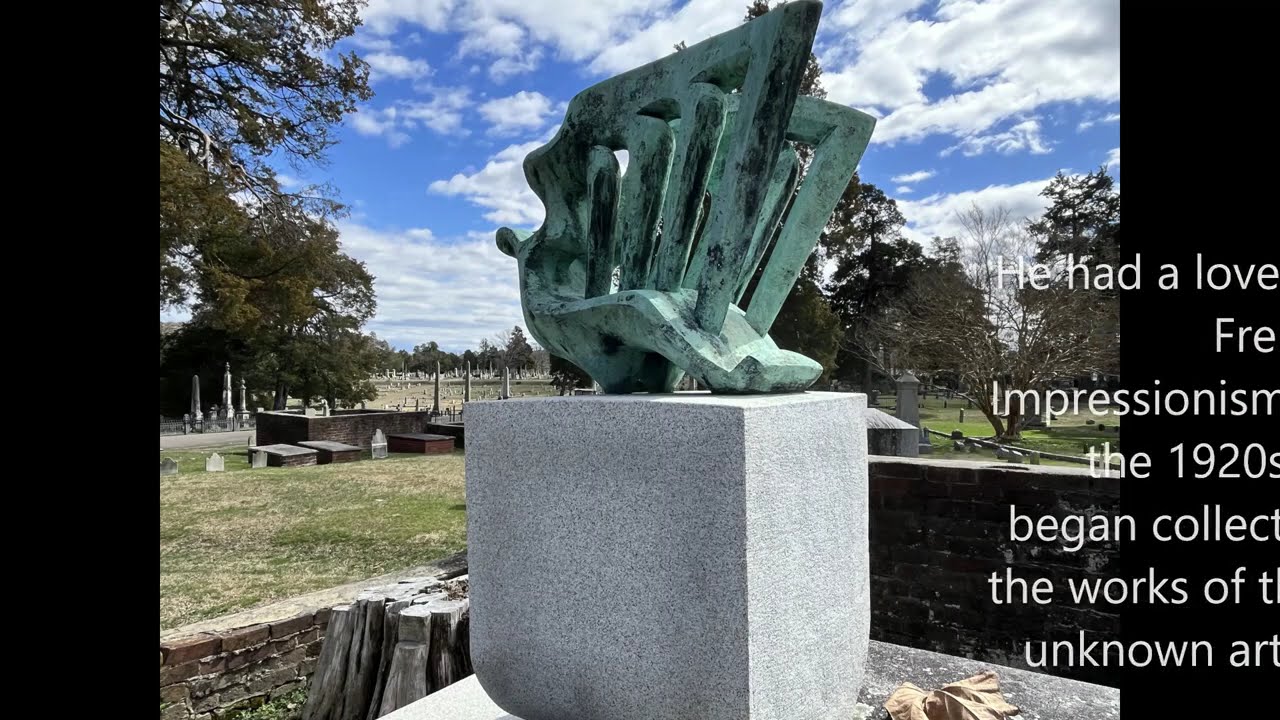 The Harpist 1930 Jacques Lipchitz Blandford Cemetery Petersburg Va