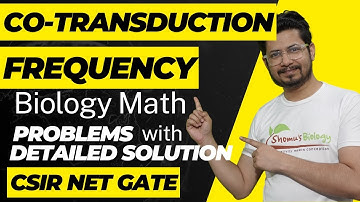 Co transduction mapping frequency problems | Gene mapping in bacteria practice problems