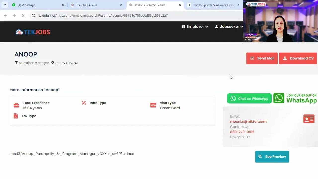 Tech Brilliance Alert! Niktor's Consultant Hotlist Now Streaming on TekJobs  💼🌐 