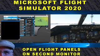 Microsoft Flight Simulator 2020 - Move Flight Panels to Second Monitor