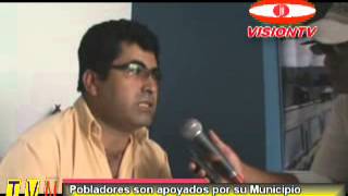 POBLADORES SON APOYADOS POR MUNICIPIO PROVINCIAL DE CARAVELI