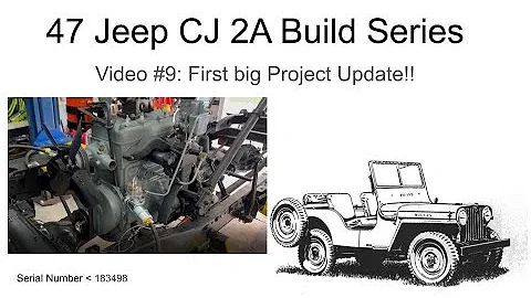 1947 Willys Jeep CJ2a restoration first major update!