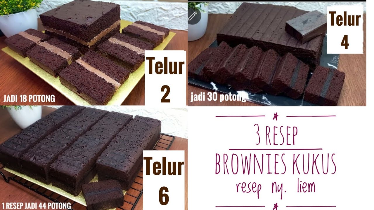 3 Resep Brownies Kukus Resep Ny Liem YouTube